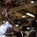 Skyline senior Marquis Wesley attempts to grab a rebound in the second half on Saturday. Daniel Brenner I AnnArbor.com